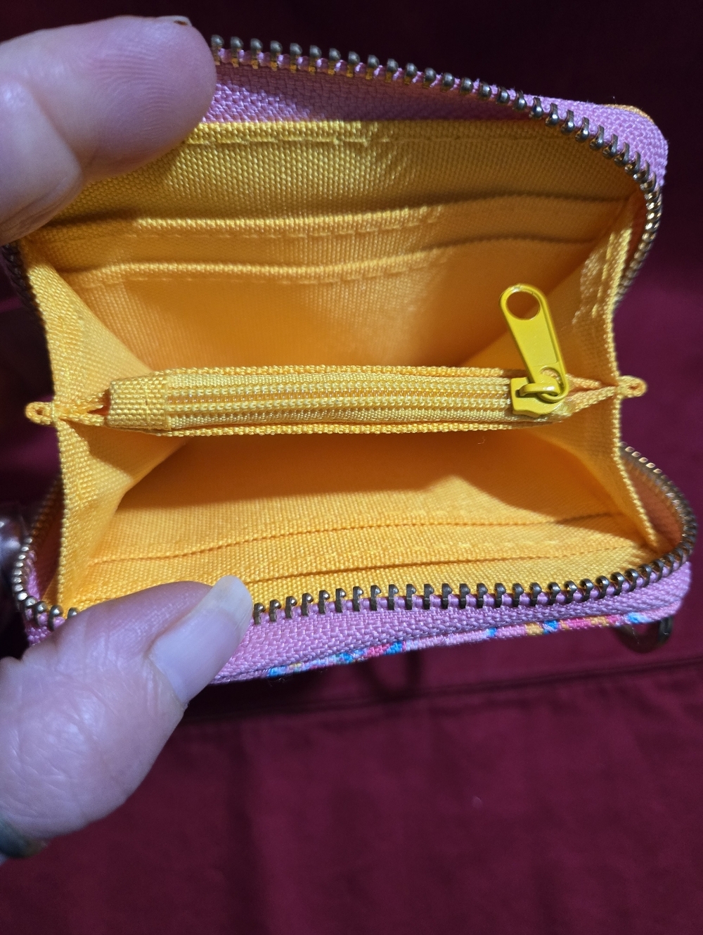 Simply Southern 2pc Bright Pink Fruit Print Wallet & Card Case Set NWOT - Picture 5 of 6